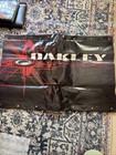 Beautiful Big Oakley Vintage Super Rare Vinyl Banner - Double Sided  - 40  X 27 