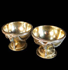 Superb Very Rare Pair Of Victorian St Silver Gilt Salts By Martin   Hall - 1867