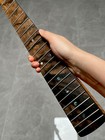 S S 5piece Ebony 22fret Satin Diy Roasting Flame Maple Electric Guitar Neck