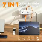 4 Outlet Extender 1875w Surge Protector With Usb C Charger Port Wall Adapter Tap