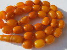 Islamic Prayer Rosary 33 Beads Baltic Genuine Amber Stone tasbih Misbaha Kahrama