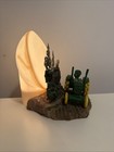 John Deere Tractor Farm Scene Moon Lamp Night Light Barn Windmill Works