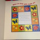 Vintage Y2k What Are Little Girls Made Of Photo Album Baby Girl Scrapbook Keepsa