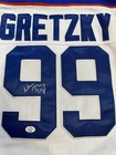 Authentic Hockey Jersey Wayne Gretzky Autographed Signed Coa