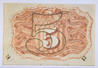 Fractional Currency   Fr 1233 2nd Issue 5 Cents   Crisp Uncirculated 