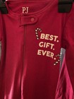 Pj Place 4t Footed One-piece Zip Sleeper  Non-slip Santa Christmas Red  Boy girl