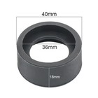 1 Pair Eye Cups Foldable Rubber Eye Guards Caps For 34-38mm Microscope Eyepiece