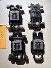Lot Of 4 Tyco - Ho Scale Slot Car Chassis - Runs - Afx - Aurora - 3 Of Them Run 
