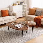 Nesting Coffee Table Set Of 2 Side Tables For Living Room End Table Sofa Bedside
