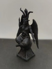Baphomet Mini-statue Bronze Ancient Occult Pagan Deity Goat Pendant Jewelry