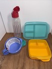 4 Pc Tupperware Mixed Lot New Lunch-it   s  Soup Mug  Eco Water Bottle