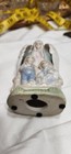 Vintage Guardian Angel Arms Crossed With Children Porcelain Figurine  5 25    Tall