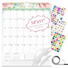  Wall Calendar 2025-2026  18 Month Floral Calendar 2025 From July 2025 To 