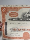 The Lionel Corporation Common 100 Stock Certificate 1960 s Toy Train Engraving
