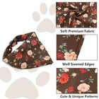  Dog Bandanas Plaid Reversible Triangle Bibs Scarf Accessories For Small Roses