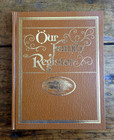 2  our Family Registry  Poplar Books 1978 Genealogy Family Tree Great Graphics