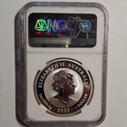 Australia 2020p  1 Bull   Bear 1 Oz  9999 Silver Ngc Ms69 8704530-018