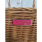 Kate Spade Gracie Wicker Top Handle Satchel Bag Tortoise Vintage Basket Paisley
