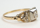 Antique Diamond Engagement Ring 16k White Rose Gold Size 6 5 Uk-m1 2 Egl Usa