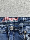 Cowgirl Hardware Jeans Girls 14 Bootcut Western Sequin Rhinestone Pocket Denim