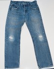 Vintage 90 s Levis 501 Button Fly Jeans Mens 31x32 Blue Jeans Medium Wash