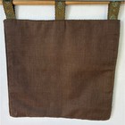 French Wall Hanging Tapestry Pastoral Scene Art Gold Green Excellent