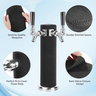 Double Tap Beer Tower Cooler Insulator  Kegerator Tower Sleeve   3    Draft Beer