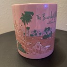 The Beverly Hills Hotel  rare    And Bungalows Pink Ceramic Coffee Mug 1986 Htf