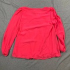 Pink Long Sleeve Shirt Women Size Xxl Casual Blouse Top Ladies