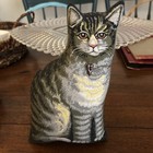 Stuffed Cat Pillow Primitive 