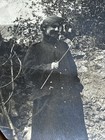 Wwi Era Photo Two Women In Army Gear 8x8cm