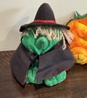 Halloween Puffkins Swibco Plush Hazel  The Witch   Gourdy The Pumpkin Lot Of 4