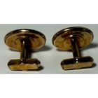 Rainbow Trout Cufflinks   Vintage Gold Tone Glass Fish Cufflinks For Men