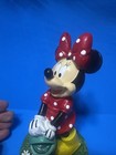 6  Disney Minnie Mouse With Watering Can Daisies Garden Resin Figurine