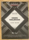 2024 Keon Coleman Florida State bills Wild Card    rare Sp Auto Mania R 1 1    