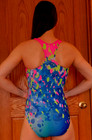 Gk Elite Gymnastics Leotard Adult Extra Small Axs Competition Dance Costume