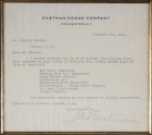 George Eastman - Typed Letter Signed 02 05 1929
