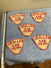Vintage J  R  Allen Cab Co Inc Taxi Cab Company Patch Lot Of 5