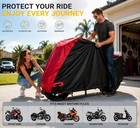 Motorcycle Cover Waterproof Xxl 210d Oxford Heavy Duty All Weather Reflective St