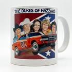 The Dukes Of Hazzard Coffee Mug 11oz General Lee Cast Classic Tv Show Retro Cup