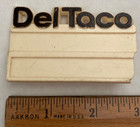 Vintage Del Taco Employee Name Tag Badge Store Restaurant Fast Food Southern Ca