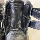 Black Leather Kids Orthopedic Boots Warm Fleece Lining Size Eu 27 Us 10