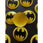 12 Batman Logo Metal Dome Vending Charm New Old Stock  t2 