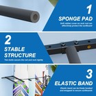 Surfboard Wall Mount Vertical Surfboard Rack For Wall With Elastic Cord And R   