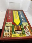 Vintage Gambling Punch Card Mercury Co  Three Reel With Key Unpunched