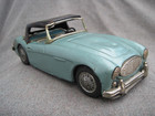 Vintage Japan 1950s-1960s Bandai Tin Friction Austin Healey Toy Car - As-is