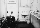 1919 Dentist Office Photo Dental Chair Vintage Doctor Dr Office Sink 