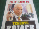 Kojak Movie Telly Savalas Poster Great Shape Italian Locandina 13x28  Great 1978