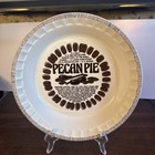 Vintage Royal China By Jeannette Pecan Pie Plate With Recipe 11  Round