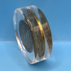 Vtg Carolina Freight Carriers Corporation 2 Years Safe Service Award Paperweight